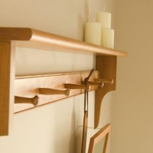 Shaker Peg Rail with Shelf